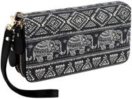elephant pattern bohemian wallets 🐘 for women - handbags and wallets logo
