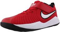 π nike little girls' hustle basketball shoes at5299 002 - athletic logo