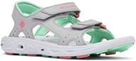 👟 кроссовки columbia unisex techsun salmon dolphin для мальчиков: превосходный комфорт и стиль для активных детей. логотип