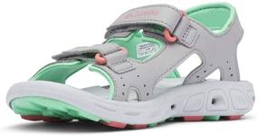 img 3 attached to 👟 Кроссовки Columbia Unisex Techsun Salmon Dolphin для мальчиков: превосходный комфорт и стиль для активных детей.