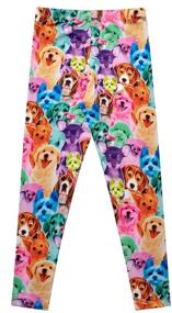 img 3 attached to 👖 Jxstar Cartoon Leggings: Stylish Trousers Patterns for Girls' Clothing