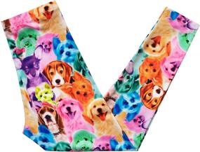 img 1 attached to 👖 Jxstar Cartoon Leggings: Stylish Trousers Patterns for Girls' Clothing