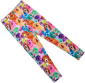 img 2 attached to 👖 Jxstar Cartoon Leggings: Stylish Trousers Patterns for Girls' Clothing