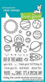 img 2 attached to Lawn Fawn This World Stamp: Elevate your Scrapbooking & Stamping Projects!