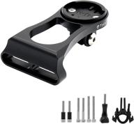 🚲 thinvik out-front extended bike computer mount for wahoo - convenient wahoo mini & elemnt bolt combo with gopro attachment - durable cnc aluminum alloy logo