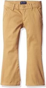 img 2 attached to 👖 Versatile and Stylish Girls' Skinny Uniform Pants & Capris by Childrens Place