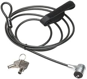 img 2 attached to 🔒 Fellowes Portable Key Cable Lock: Ultimate Anti-Theft Solution for Notebook & Laptop Computers