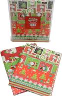 разнообразные рождественские узоры для упаковки праздничных подарков логотип