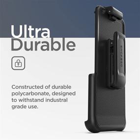 img 2 attached to 🦅 Falcon Armor OnePlus 9 Pro Belt Clip Case: Ultimate Protection with Screen Protector, Holster & Full Body Coverage (Black)