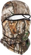 realtree edge camo balaclava ski mask: ideal hunting camo face masks for men &amp; women logo