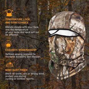 img 2 attached to Realtree Edge Camo Balaclava Ski Mask: Ideal Hunting Camo Face Masks for Men &amp; Women