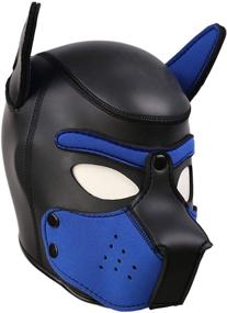 img 2 attached to Unleash Your Inner Pup with the Removable Neoprene Full Face Dog Head Mask for Adults