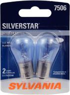 sylvania 7506st.bp2 7506 silverstar high performance miniature bulb - pack of 2 bulbs logo