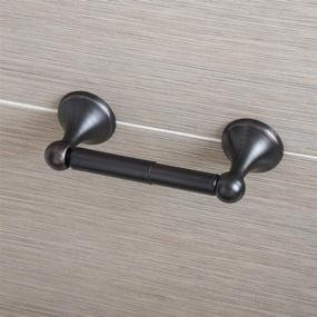 img 2 attached to Effortlessly Stylish Oil Rubbed Bronze Toilet Paper Holder - Amazon Basics AB-BR838-OR