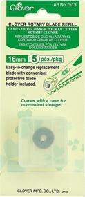 img 1 attached to 🍀 Clover Rotary 18mm Blade Replacement Pack, Set of 5