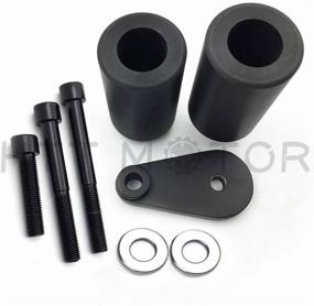 img 1 attached to 🏍️ HTTMT MT219-023-BK Защита рамы Frame Slider для YZF R6 2003-2005 и R6S 2006-2009 BLK - Необрезное, Совместимое.