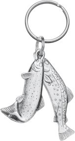 img 2 attached to 🔑 Danforth Pewter Keyring: Exquisite Handcrafted Men's Accessories in Inches