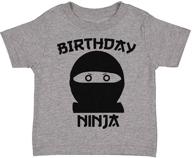 personalized boys' ninja birthday t-shirt for custom kingdom logo