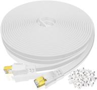 🐱 deegotech cat 8 ethernet cable 50 ft: high speed flat lan cable with 40gbps 2000mhz, gold plated rj45 connector for router, modem, gaming pc logo