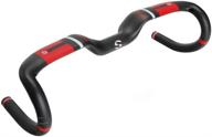 toseek ultralight carbon fiber bike handlebars - road & mountain bike 🚲 drop bar, mtb cycling road bicycle handle bar - 31.8mm, available in 400/420/440mm lengths logo