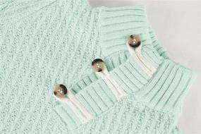 img 2 attached to Hestenve Knitted Sweater Placket Pullover Boys' Clothing for Sweaters