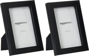 img 4 attached to 🖼️ Amazon Basics черная фоторамка - упаковка из 2 штук (4x6)