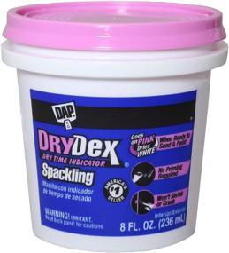 img 1 attached to 🎨 DAP 7079812328 DryDex - Spackling Paste with Dry Time Indicator in Pink/White