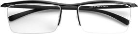img 4 attached to Titanium Rimless Eyeglasses Business Prescription