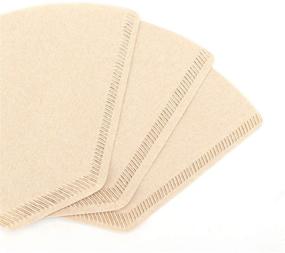img 1 attached to ☕️ Segarty 200 Count #1 Small Disposable Natural Cone Cafe Filters - Unbleached Paper, No Blowout, Ideal for 1-2 Cup Pour Over Drip Coffee Makers