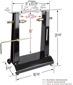 img 1 attached to Enhanced Black Widow Wheel Balancer Stand featuring Truing Arm