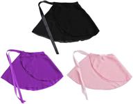 🩰 kilofly 3pc girls ballerina sheer wrap ballet tutu dress dance skirts value pack - delightful outfits for dance enthusiasts логотип