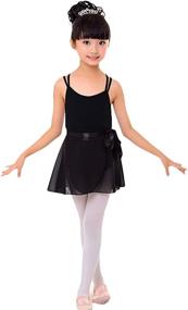 img 3 attached to 🩰 kilofly 3pc Girls Ballerina Sheer Wrap Ballet Tutu Dress Dance Skirts Value Pack - Delightful Outfits for Dance Enthusiasts