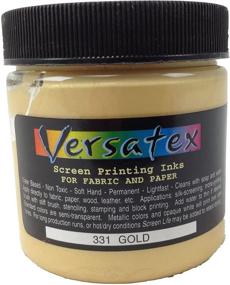 img 1 attached to 🖌️ Jacquard Versatex Print Ink: Semi-Transparent, Water-Based Gold Color (4oz Jar) - Enhanced for SEO!