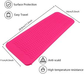 img 3 attached to Resistant Silicone Portable Straightener Appliances