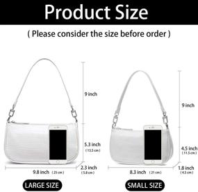 img 3 attached to 👜 Trendy Women's Small Shoulder Bags: Chic Crossbody Handbags with Wallets