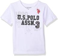 u s polo assn marbled boys' t-shirt: step up their fashion game! logo