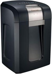 img 4 attached to 🔥 Bonsaii 240-Minute Heavy Duty Paper Shredder: 18-Sheet Cross-Cut for CDs/Credit Cards with Jam Proof System, Large 7.9 Gallon Wastebasket, 4 Casters - Black (3S30)