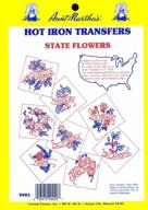 🌸 aunt martha's state flowers iron on transfer pattern collection: explore all 50 states! logo