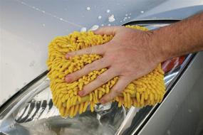 img 1 attached to 🧤 Carrand 40309 Long Chenille Microfiber Car Cleaning Glove