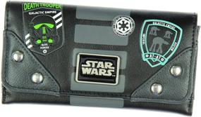 img 3 attached to 👛 Stylish and Secure: Star Wars Rogue One Empire Junior's Flap Wallet