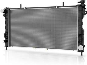 img 4 attached to 🔥 DWVO Complete Radiator for 2001-2004 Chrysler/Dodge Minivans - Town Country, Grand Caravan, Voyager - 3.3L/3.8L 6 Cyl DWRD1011