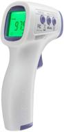 homedics non-contact infrared forehead thermometer: fast, accurate results with high-fever alert! logo