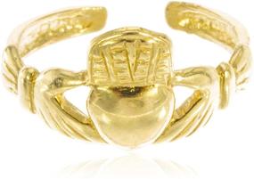 img 1 attached to JOTW Yellow Irish Claddagh Ring