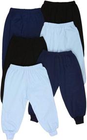 img 4 attached to ToBeInStyle 4-Pack of Boy's Casual Cuffed Pants in a Relaxed Fit