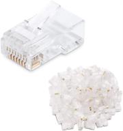 🔌 cable matters 100 pack rj45 modular plugs: high-quality connectors for solid or stranded utp cable logo