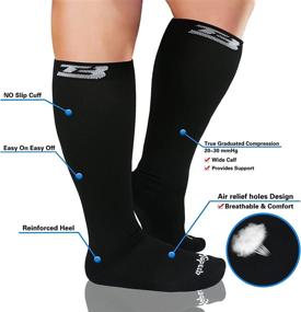 img 1 attached to Compression Socks Women Breathable Circulation