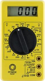 img 2 attached to 🌡️ GE 50953 17-Range 6-Function Digital Multimeter: Accurate Testing Device in Yellow Shade