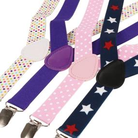 img 3 attached to 👔 Boys' Accessories - Kilofly Pre Tied Adjustable Elastic Suspenders
