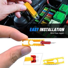 img 1 attached to 🚗 Nilight - 50018R 240pcs Automotive Blade Fuse Set, 2 Year Warranty - Standard and Mini Fuse Assortment Kit, 5A 7.5A 10A 15A 20A 25A 30A ATC APR ATO ATS Standard and ATM APM Mini Blade Fuses