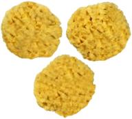 🧽 pack of 3 facial sea wool sponges, 2-3 inches, by spa destinations logo